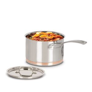 Cuisinart Elite Collection 3qt Saucepan Lid SS Copper Band 89FB193-18C